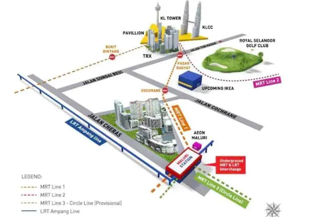 Big Group 3R2B Sunway Velocity Kl Walking Distance To Monorail Kuala Lumpur